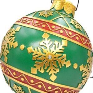 Christmas Ball Ornaments with LED Lights,Indoor Festive Home Decor Commercial